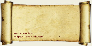 Isidora Blašković vizit kartica